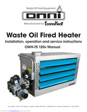 Omni OWH-75 Installation, Operation And Service Instructions