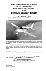 CIRRUS DESIGN SR20 Pilot Operating Handbook