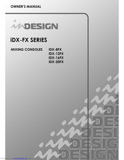 inDESIGN IDX-16FX Owner's Manual