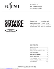 Fujitsu AOYG12LBLAAOYG14LBLA Service Manual