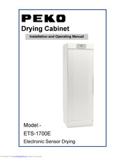 PEKO ETS-1700E Installation And Operating Manual