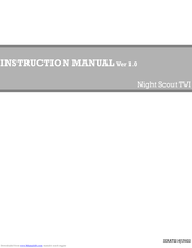 Rugged CCTV Night Scout TVI Instruction Manual