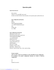 Apltch HB03 Operation Manual