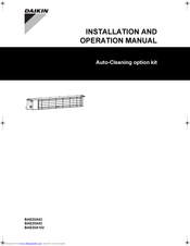 Daikin BAE20A82 Installation And Operation Manual