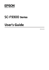 Epson SC-F9300 series User Manual
