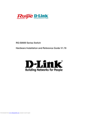 D-Link RG-S8614 Installation And Reference Manual