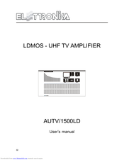 Eletronika AUTV/1500LD User Manual