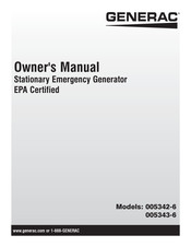 Generac Power Systems 005342-6 Owner's Manual