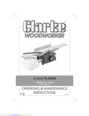 Clarke 6462125 Operating & Maintenance Instructions