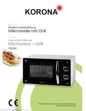 Korona 58100 Instruction Manual
