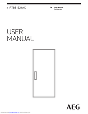 AEG RTB81521AX User Manual