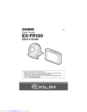 Casio EX-FR100CT User Manual