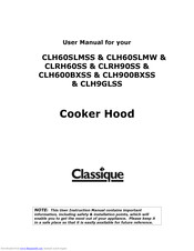 Classique CLH900BXSS User Manual
