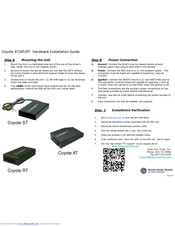 Track Your Truck Coyote RT Hardware Installation Manual