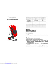Worcraft WPSH105 Instruction Manual