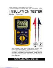 LT DI-6400 Operation Manual