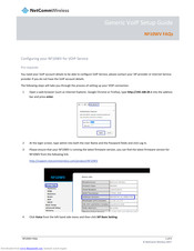 NetCommWireless NF10WV Setup Manual