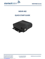 Stortech MDVR402 Quick Start Manual