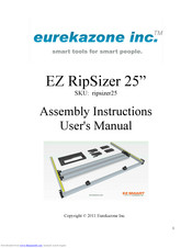 Eurekazone Ripsizer25 Assembly Instructions And User's Manual