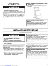 Whirlpool W10728476A User Manual