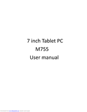 Sungworld M755 User Manual