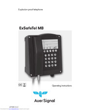 Auer Signal Ex ResistTel MB Operating Instructions Manual
