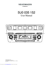 Volkswagen 5U0 035 152 User Manual