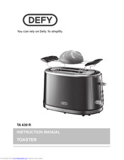 Defy TA 630 R Instruction Manual