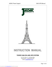 Jadac 3330 Instruction Manual