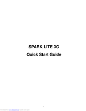 Zte SPARK LITE 3G Quick Start Manual