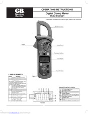 Gardner Bender GCM-221 Operating Instructions Manual