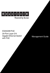 Edge-Core ES4524M-PoE Management Manual