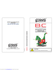 Green Technik BC260-HD Operation And Maintenance Manual
