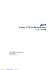 Zte Q200 User Manual