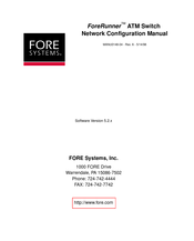 Fore Systems forerunner series Configuration Manual