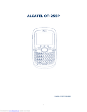 Alcatel OT-255P User Manual