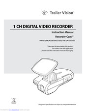Trailer Vision Recorder-Cam Instruction Manual