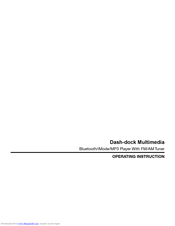 Governors America DDM-101 Operating	 Instruction