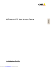 Axis Q6055-S Installation Manual