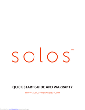 Solos 33-00016-00 Quick Start Manual