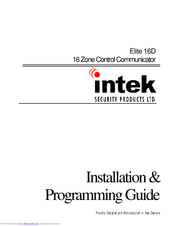 Intek Elite 16D Installation & Programming Manual