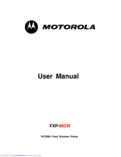 Motorola FXP-862W User Manual