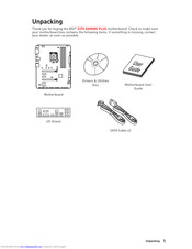 Msi Z370 GAMING PLUS Manual