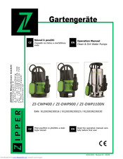 Zipper Mowers ZI-DWP1100N Operation Manual