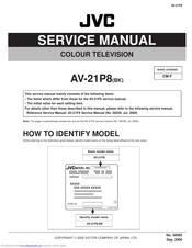 JVC AV-21P8BK Service Manual