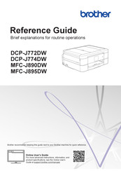 Brother MCF-J895DW Manual
