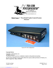 Telonics Multi-Taper Manual
