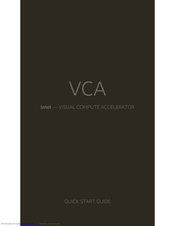Intel VCA Quick Start Manual