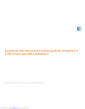 AT&T RM 5400 Manual