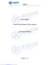HIOTH CAP-HOMEY Quick Install Manual
